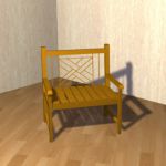 3D модель стул Chair 01