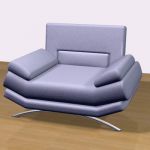3D модель кресло Armchair Kansas