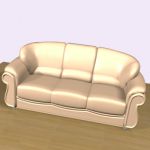 3D модель диван Sofa RoSSi3
