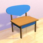 3D модель стул Chair Amigo
