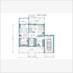 Проект загородного дома (план 1го этажа)