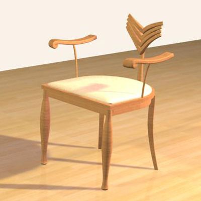 3D модель стул Chair Giorgetti Olimpia