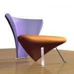 3D модель кресло Armchair Il loft Jada