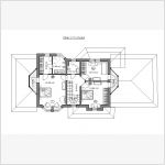 Проект загородного особняка (план 2го этажа)